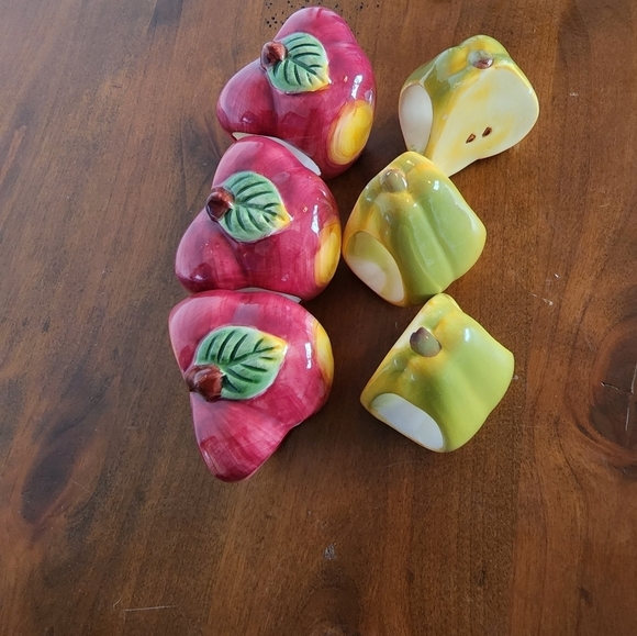 Vintage Apple & Pear Nanking Holders Set of Six - Picture 5 of 5